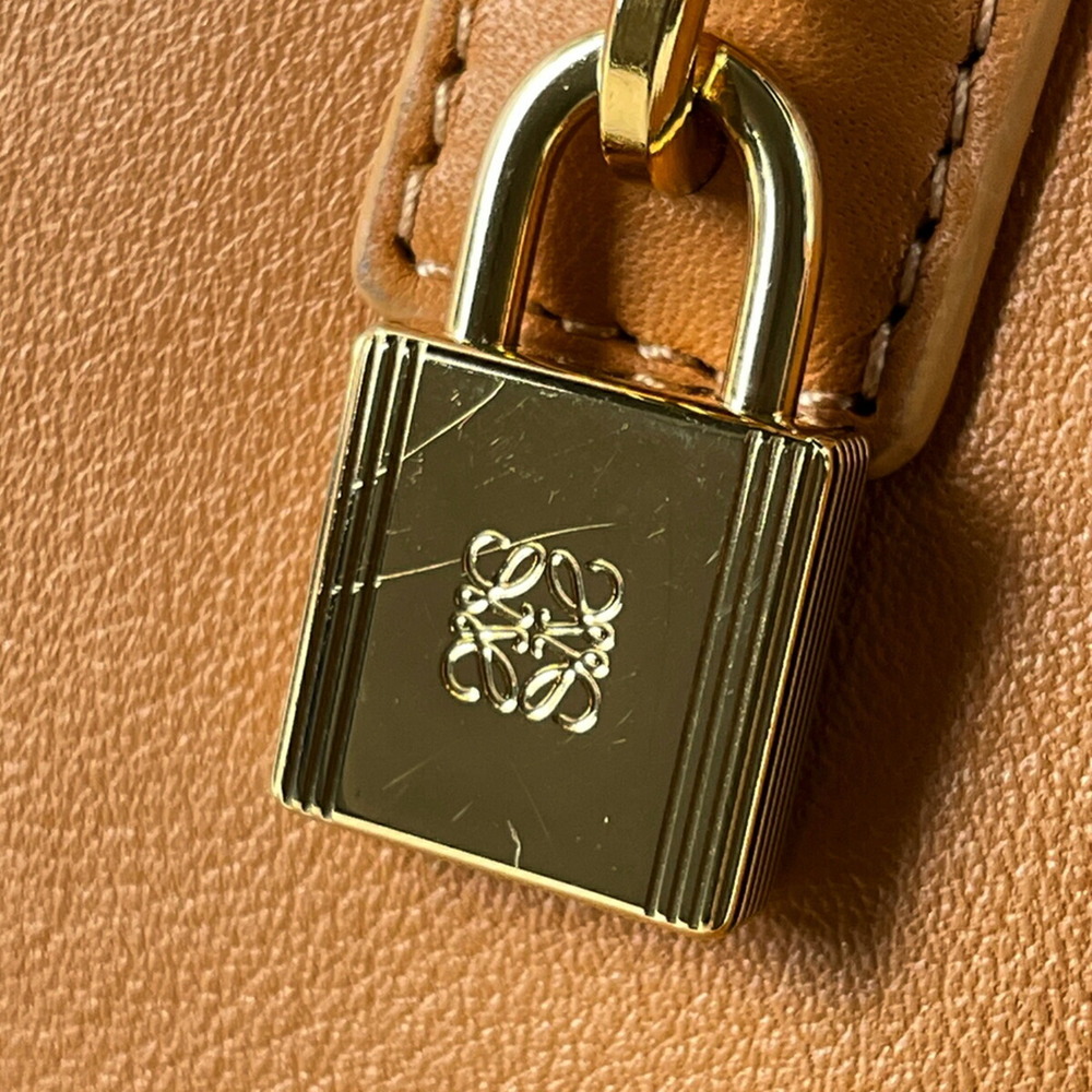 Loewe Amazona Clutch Shoulder Bag Accessory Leather Brown - Picture 6 of 7